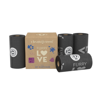 Hundekotbeutel Öko FurryLOVE, 60 Beutel