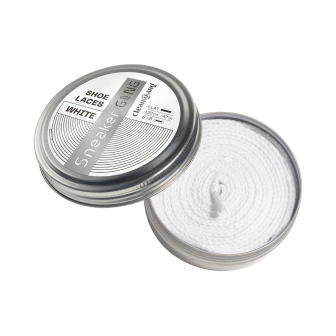 Schnürsenkel weiß flach, 120 cm